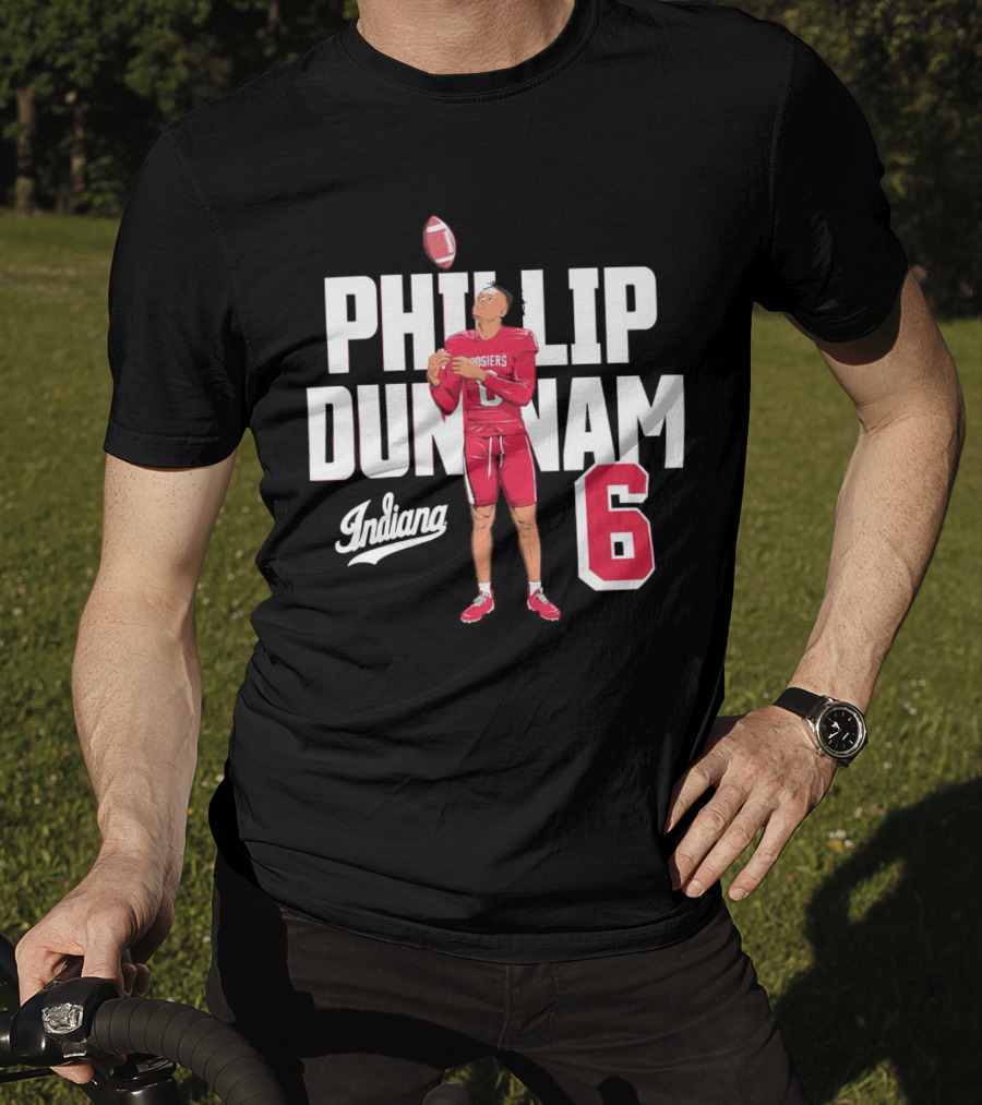 Phillip Dunnam Indiana Hoosiers 6 Football Player T-Shirt