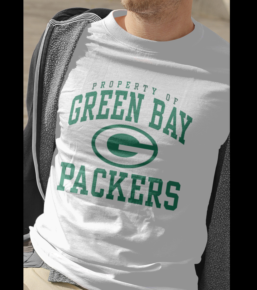 Property Of Green Bay Packers Logo Green T-Shirt