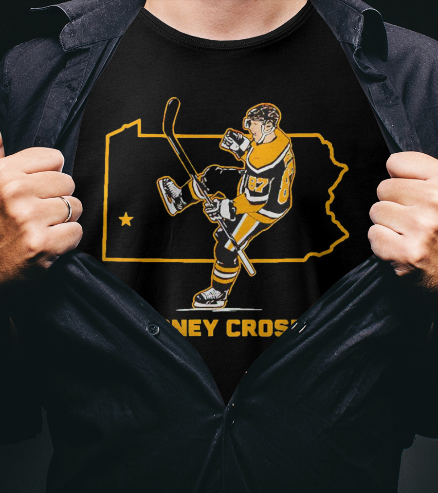 Sidney Crosby Pittsburgh Penguins State Star T-Shirt