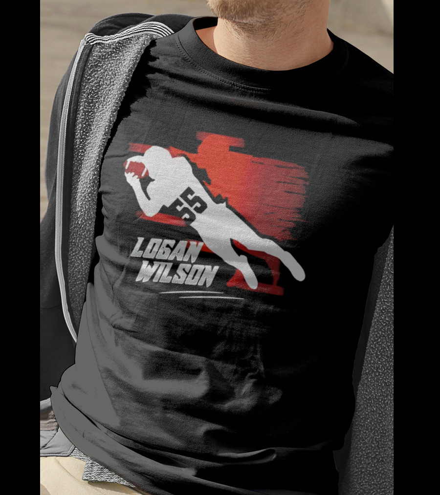 Logan Wilson NFL Diving Catch Cincinnati Bengals 55 T-Shirt