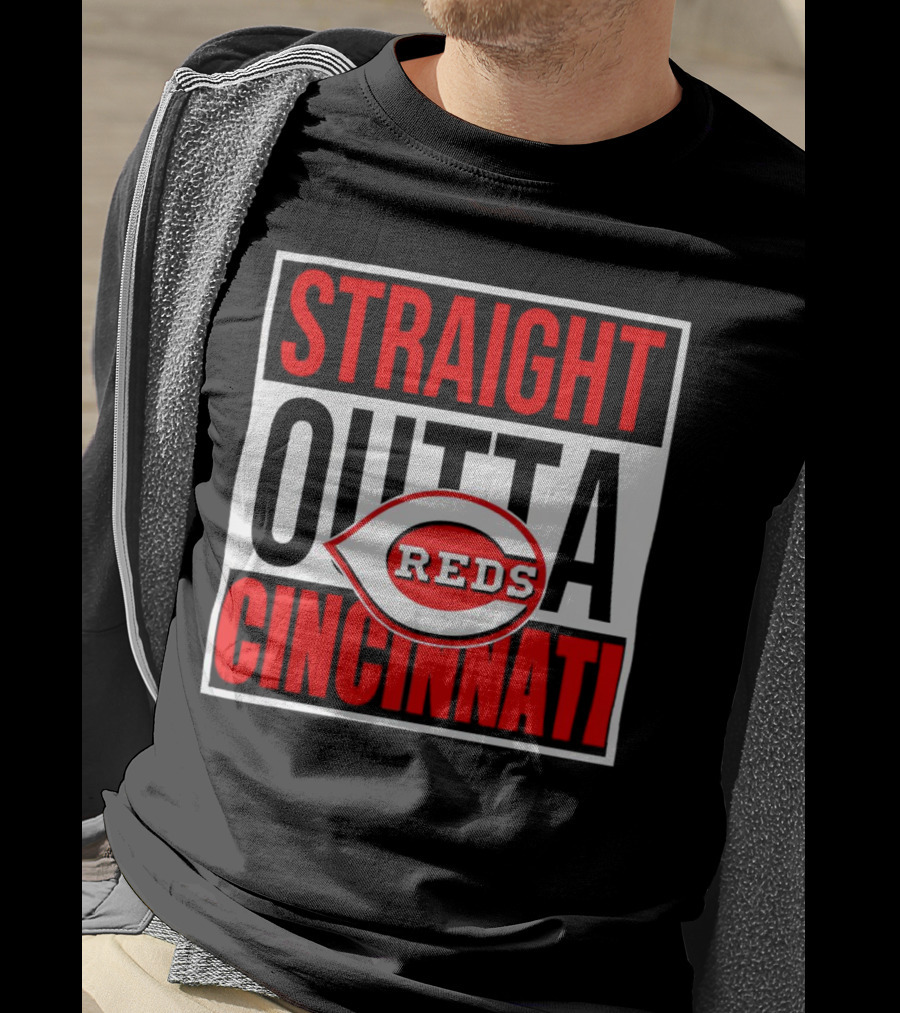 Straight Outta Cincinnati Reds Baseball Team Iconic T-Shirt