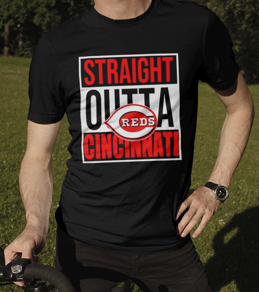 Straight Outta Cincinnati Reds Baseball Team Iconic T-Shirt