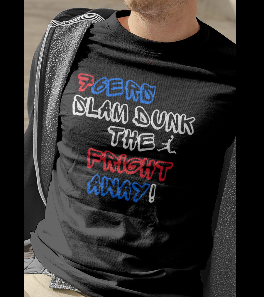 76ers Slam Dunk The Fright Away T-Shirt