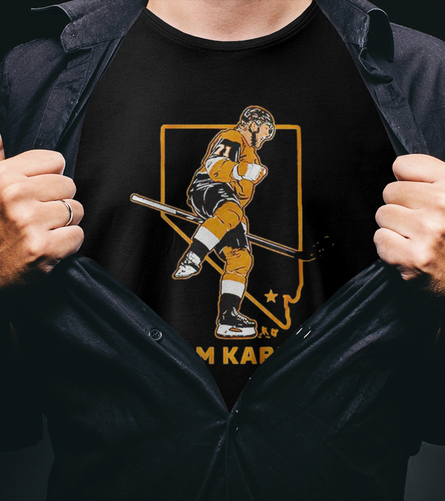 William Karlsson Nevada Outline Star Figure Vegas Golden Knights T-Shirt