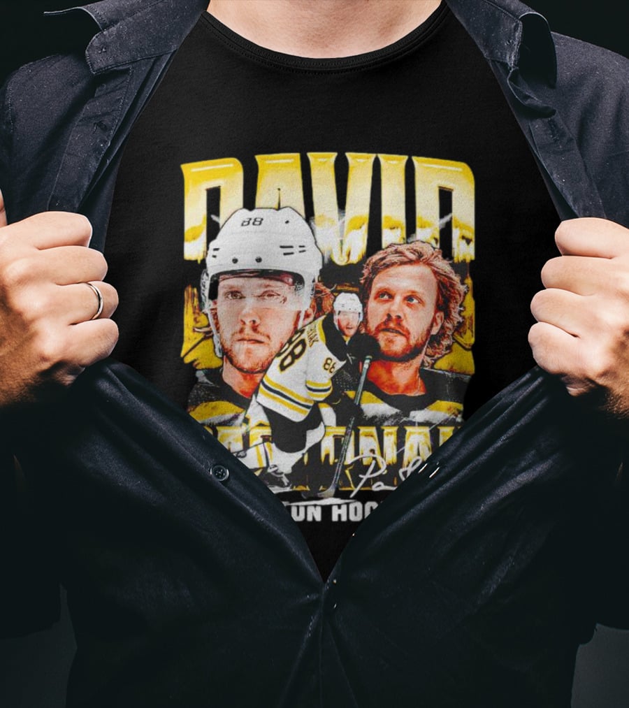 David Pastrnak Boston Hockey Vintage Sports 88 T-Shirt