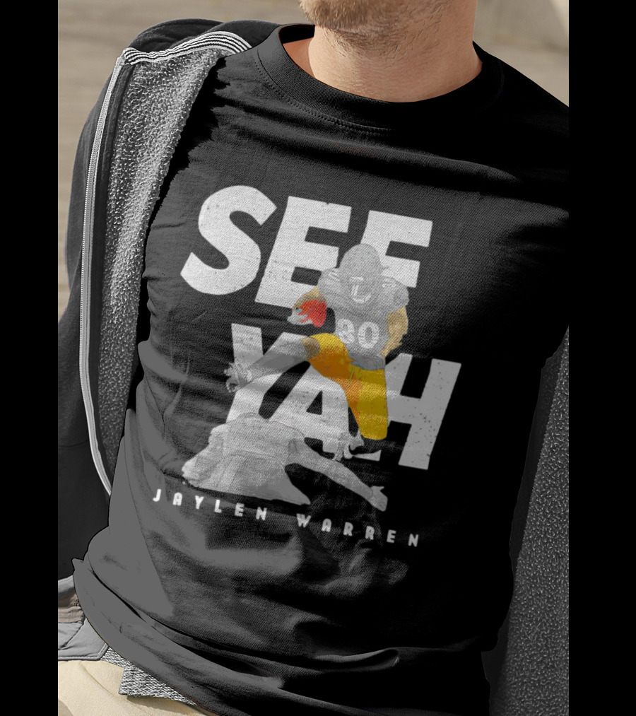 Jaylen Warren Pittsburgh See Yah Hurdle T-Shirt