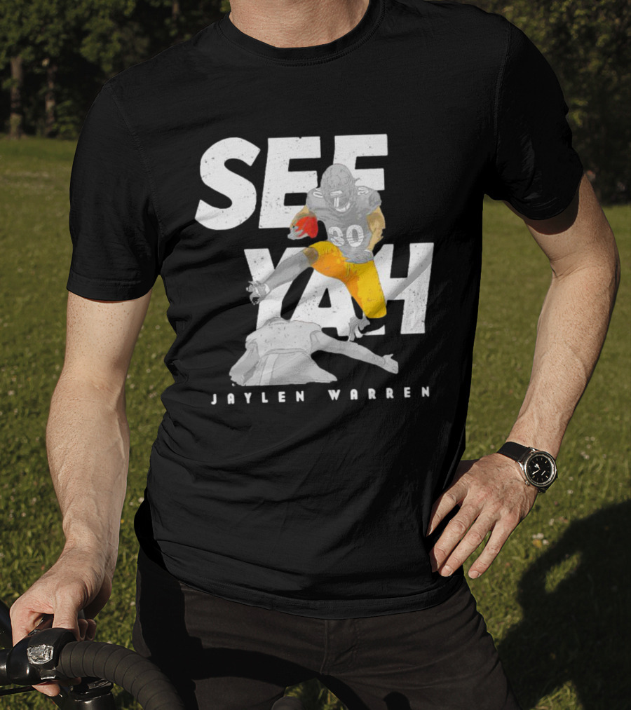 Jaylen Warren Pittsburgh See Yah Hurdle T-Shirt