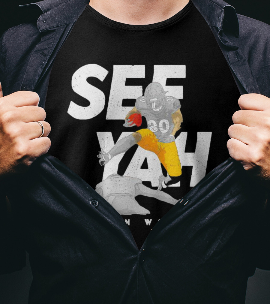 Jaylen Warren Pittsburgh See Yah Hurdle T-Shirt