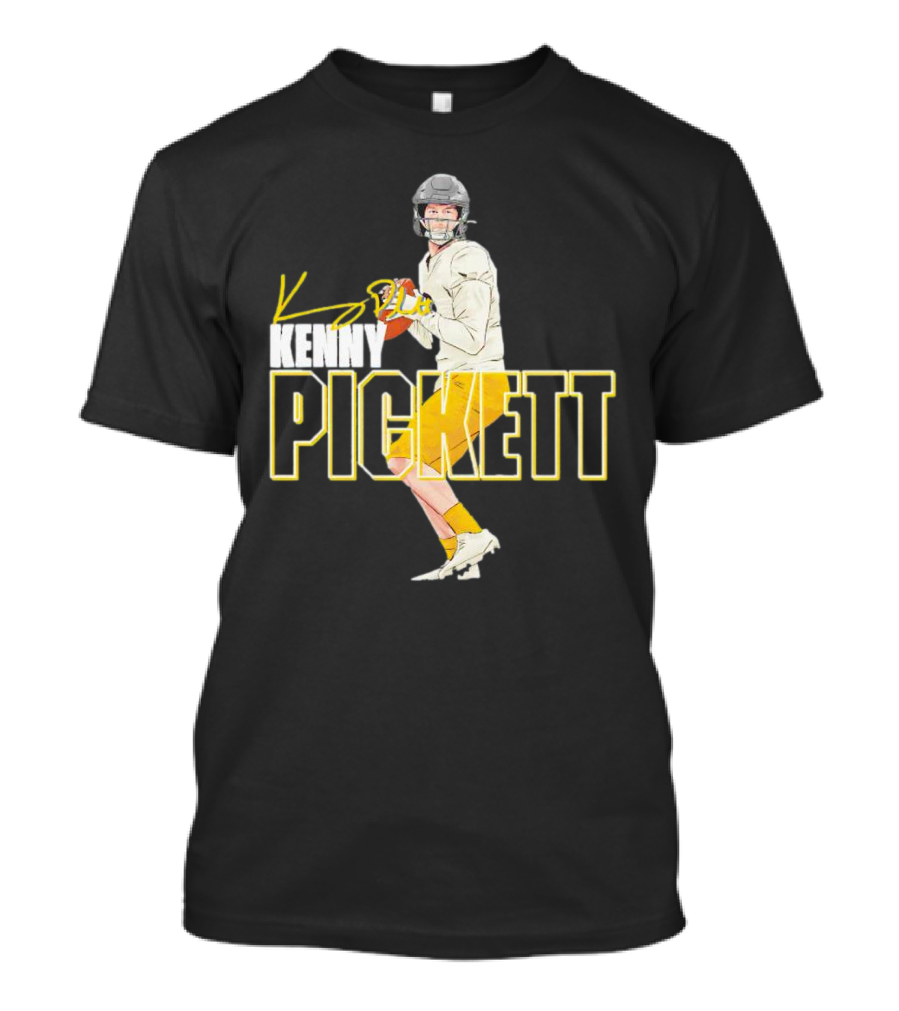 Kenny Pickett Pittsburgh Football Quarterback Pose T-Shirt