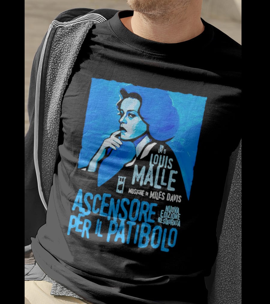 Louis Malle Musiche Di Miles Davis Ascensore Per Il Patibolo Nuova Edizione Restaurata T-Shirt