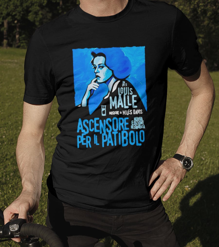 Louis Malle Musiche Di Miles Davis Ascensore Per Il Patibolo Nuova Edizione Restaurata T-Shirt