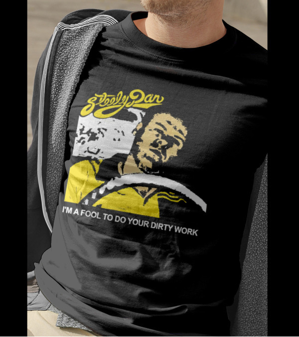 Steely Dan I'm A Fool To Do Your Dirty Work Retro Yellow Driver T-Shirt