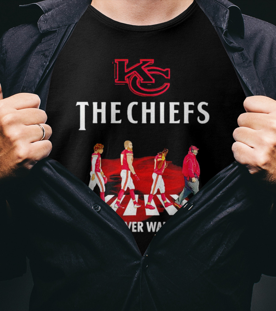 KC Chiefs Abbey Road You'll Never Walk Alone T-Shirt