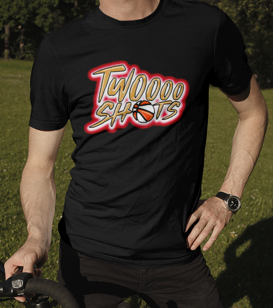 TWOOOO SHOTS Basketball T-Shirt
