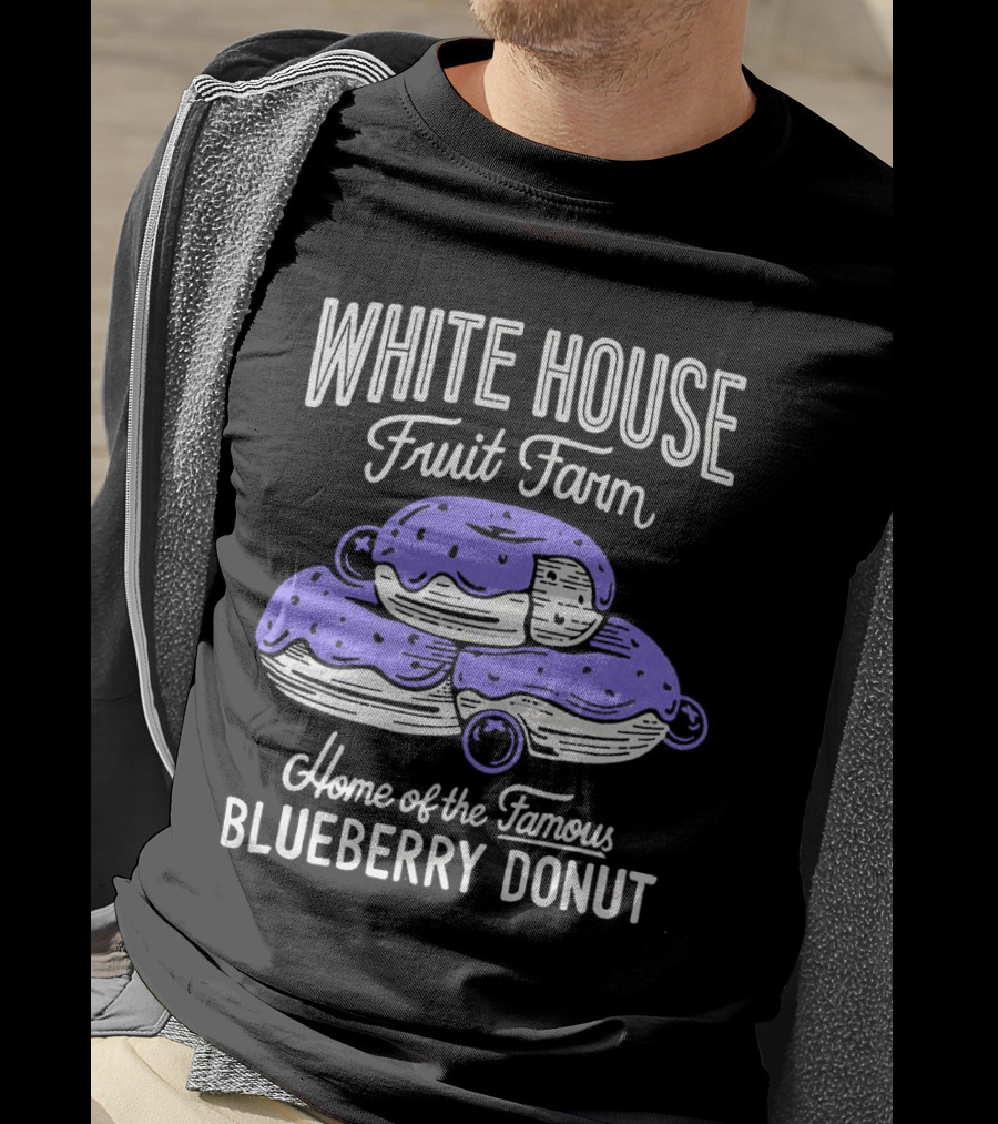 White House Fruit Farm Home Of The Famous Blueberry Donut T-Shirt