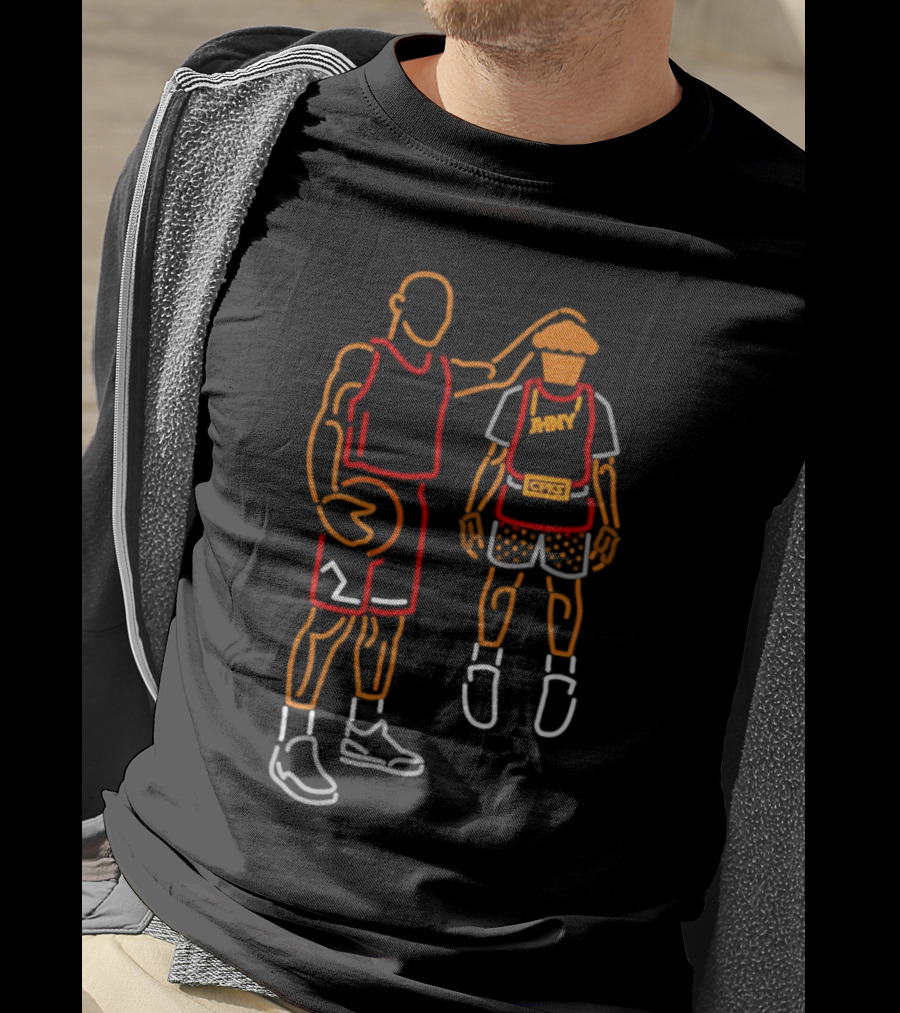 Air Johnny Mars Basketball Legend Neon T-Shirt