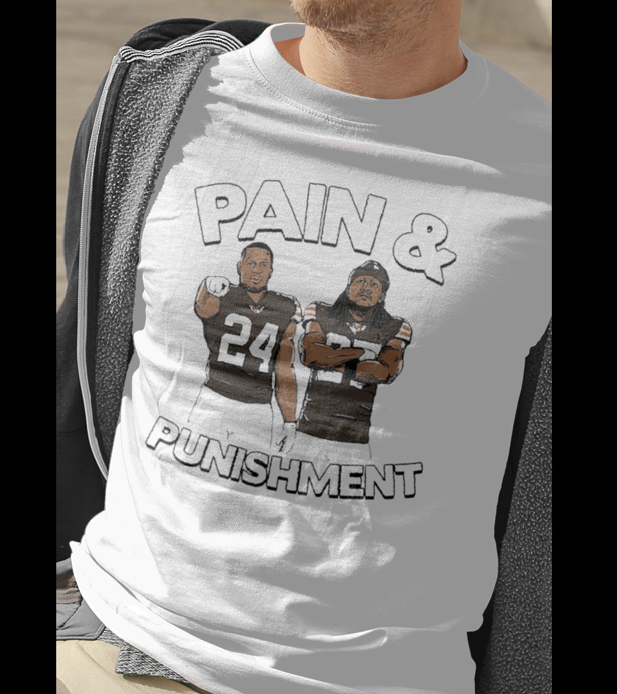 Pain And Punishment Football Duo 24 21 T-Shirt