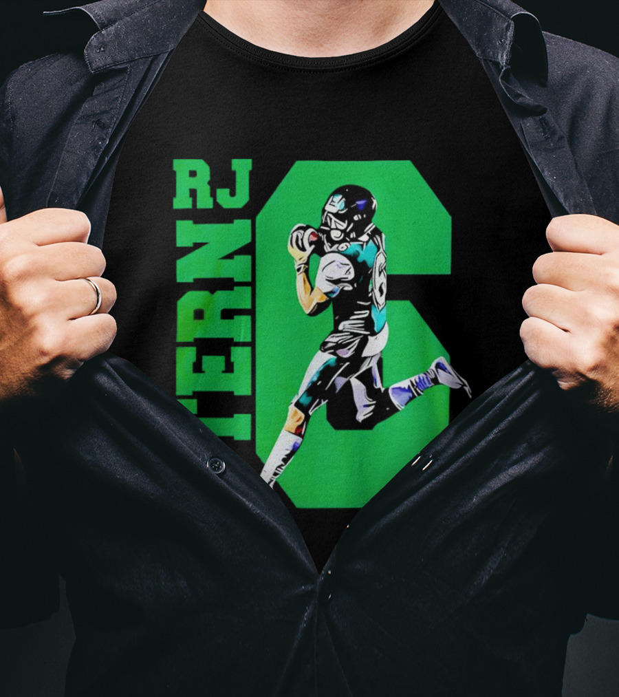 RJ Stern Football Gameday Action Player Number 6 T-Shirt