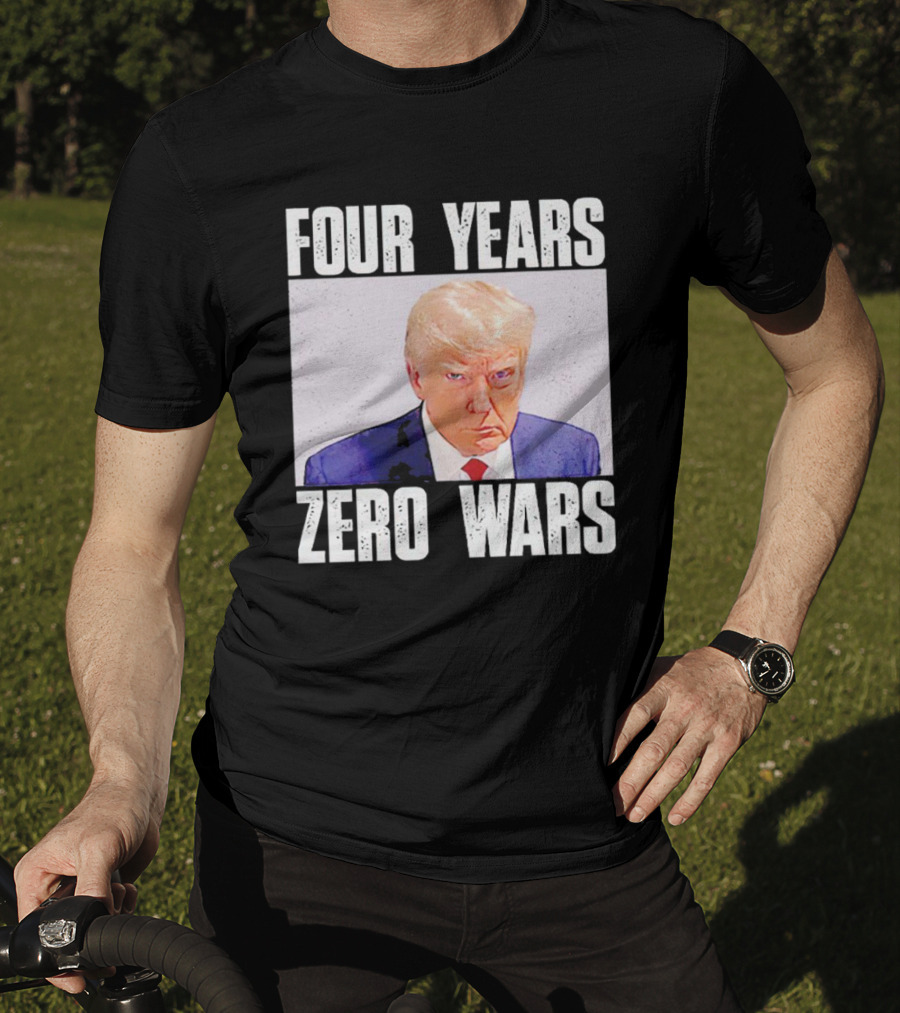 Four Years Zero Wars Portrait Image T-Shirt