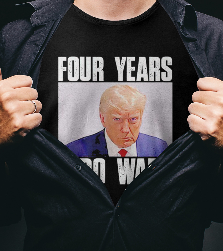 Four Years Zero Wars Portrait Image T-Shirt