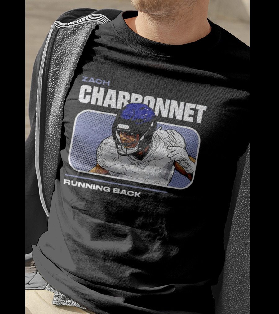 Zach Charbonnet Running Back Vintage Football T-Shirt