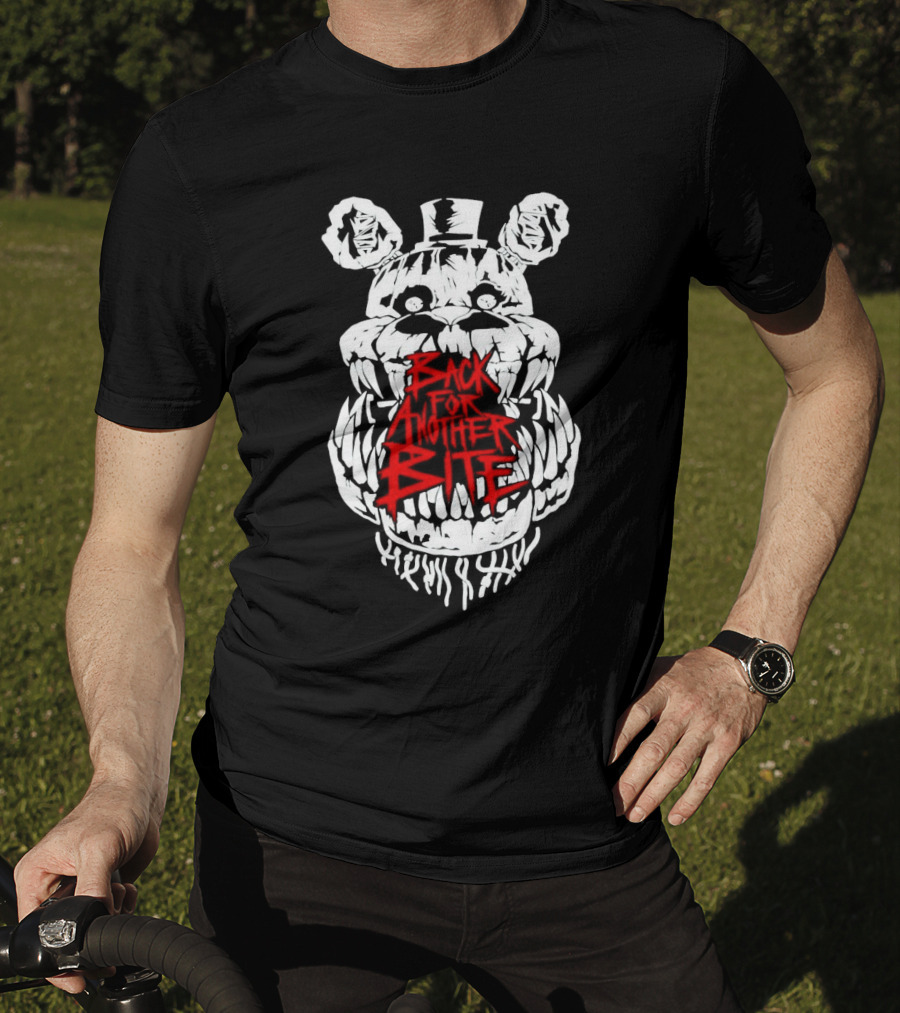 Back For Another Bite Creepy Bear Face T-Shirt