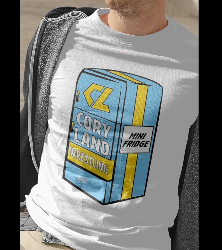 CL Cory Land Wrestling Mini Fridge EMC T-Shirt