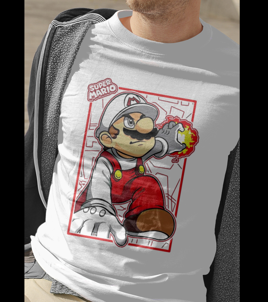 Super Mario Fire Power T-Shirt