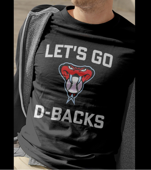 Let's Go D-Backs Arizona Diamondbacks Snake Logo NLCS T-Shirt