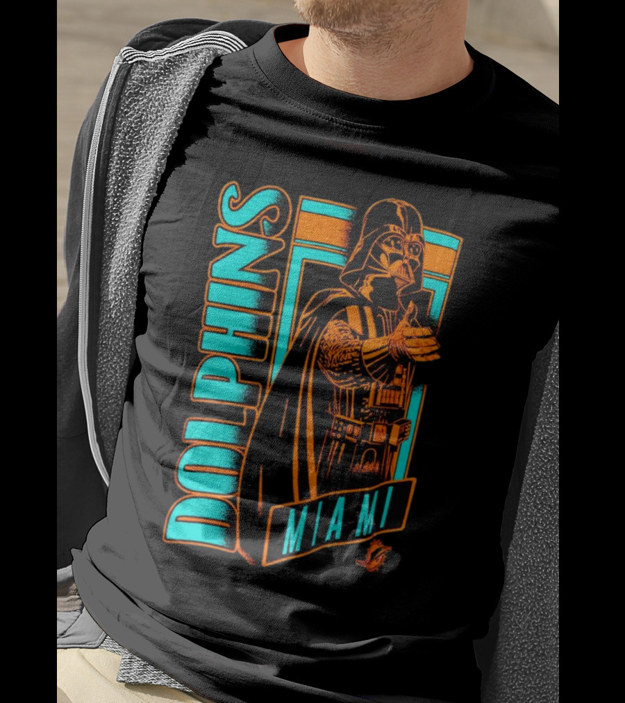 Miami Dolphins Darth Vader Adventure T-Shirt