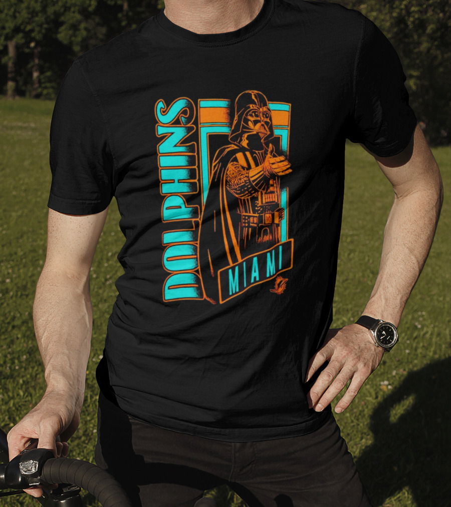 Miami Dolphins Darth Vader Adventure T-Shirt