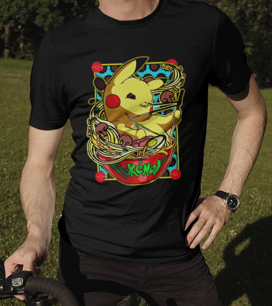 Pokemon Pikachu Ramen Mania Noodles Bowl Adventure T-Shirt