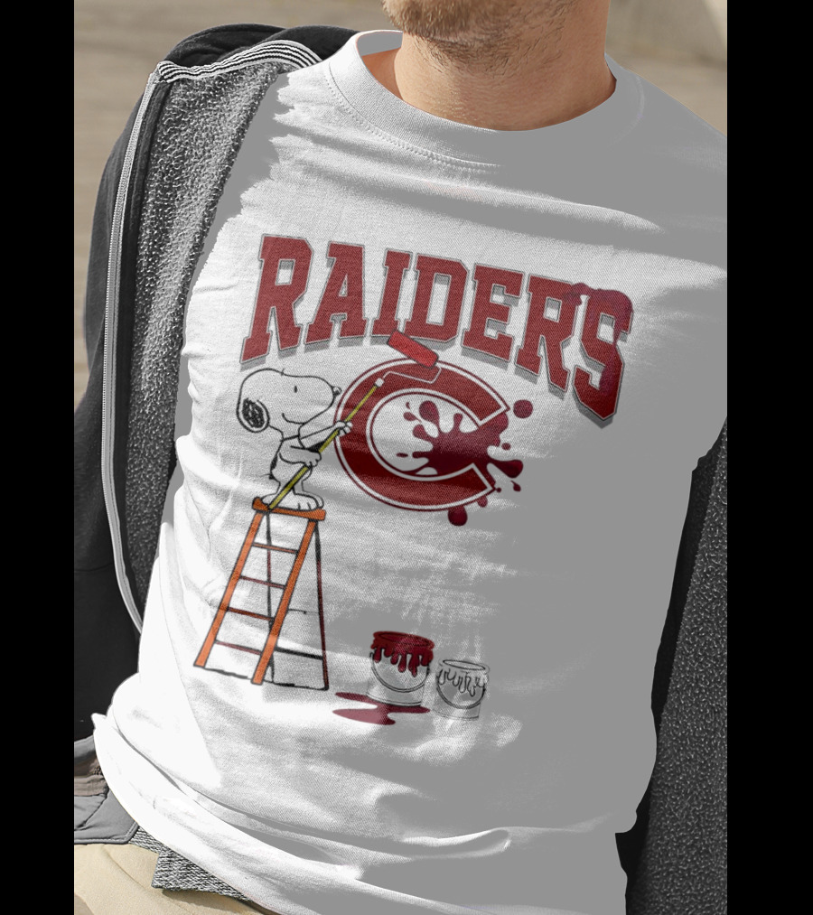 Snoopy Painting Colgate Raiders T-Shirt