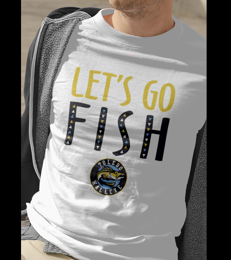Toledo Walleye Let's Go Fish Hockey T-Shirt
