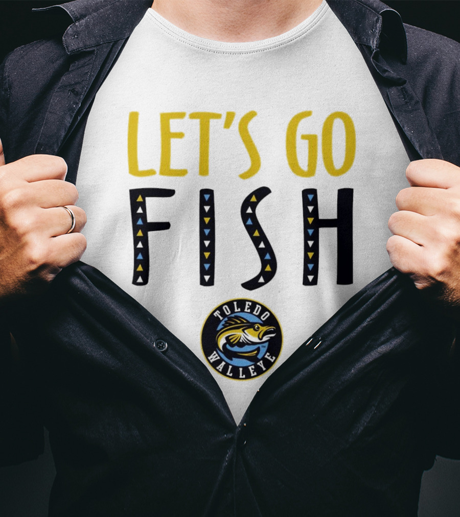 Toledo Walleye Let's Go Fish Hockey T-Shirt