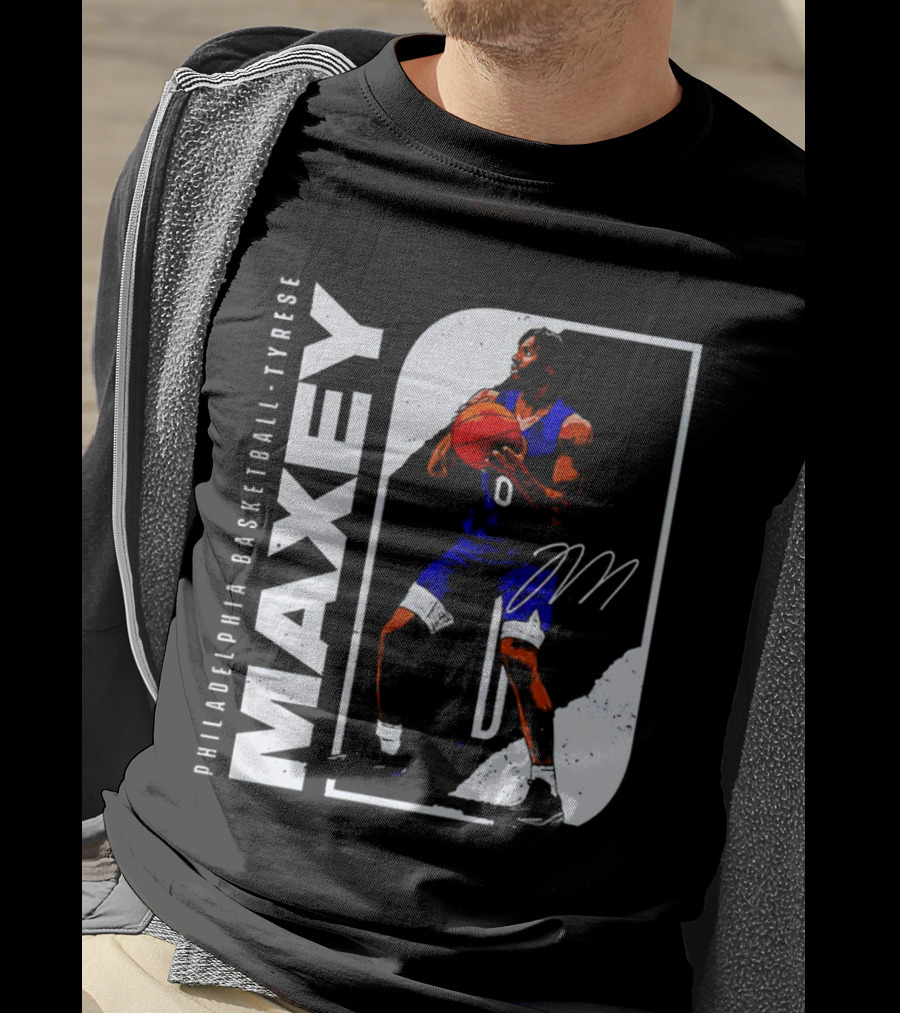 Philadelphia Basketball Tyrese Maxey T-Shirt
