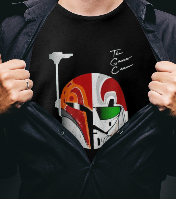 The Ghost Crew Sabine Wren And Ezra Bridger Helmet T-Shirt