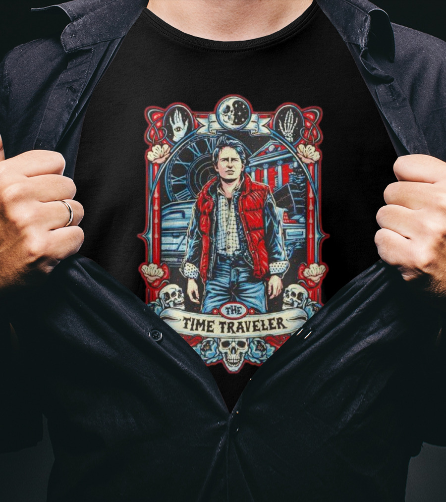 Back To The Future Retro Time Traveler T-Shirt