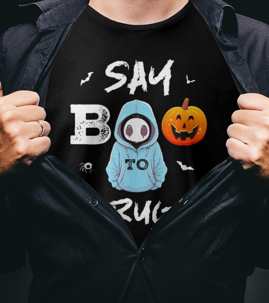 Say Boo To Drugs Halloween Hoodie Ghost Pumpkin T-Shirt