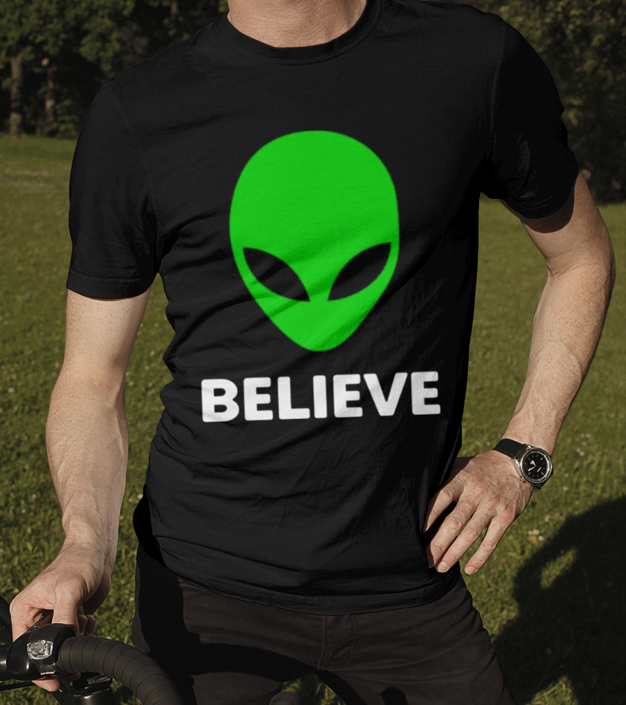 Believe Alien Green T-Shirt