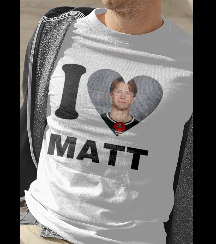I Heart Matt Boldy Fan Love T-Shirt