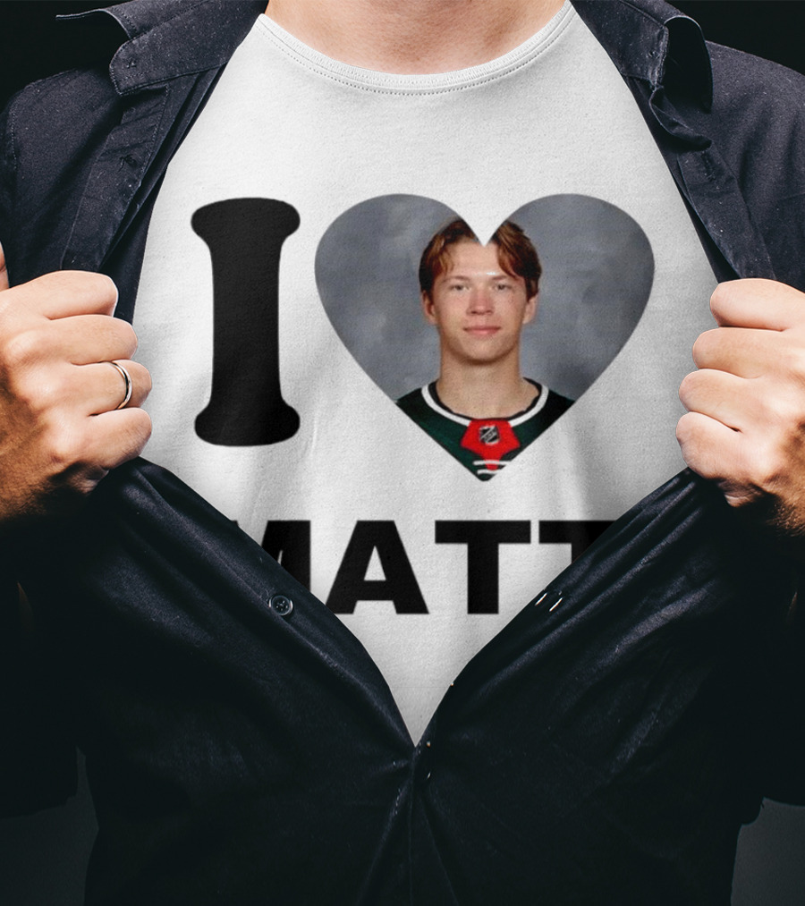 I Heart Matt Boldy Fan Love T-Shirt