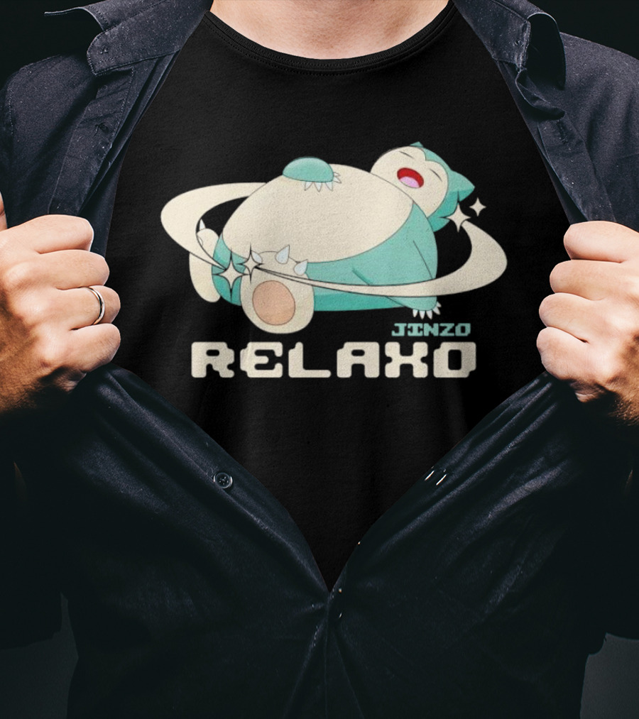 JINZO Relaxo Day Dreamer Pokémon Snorlax Stars T-Shirt