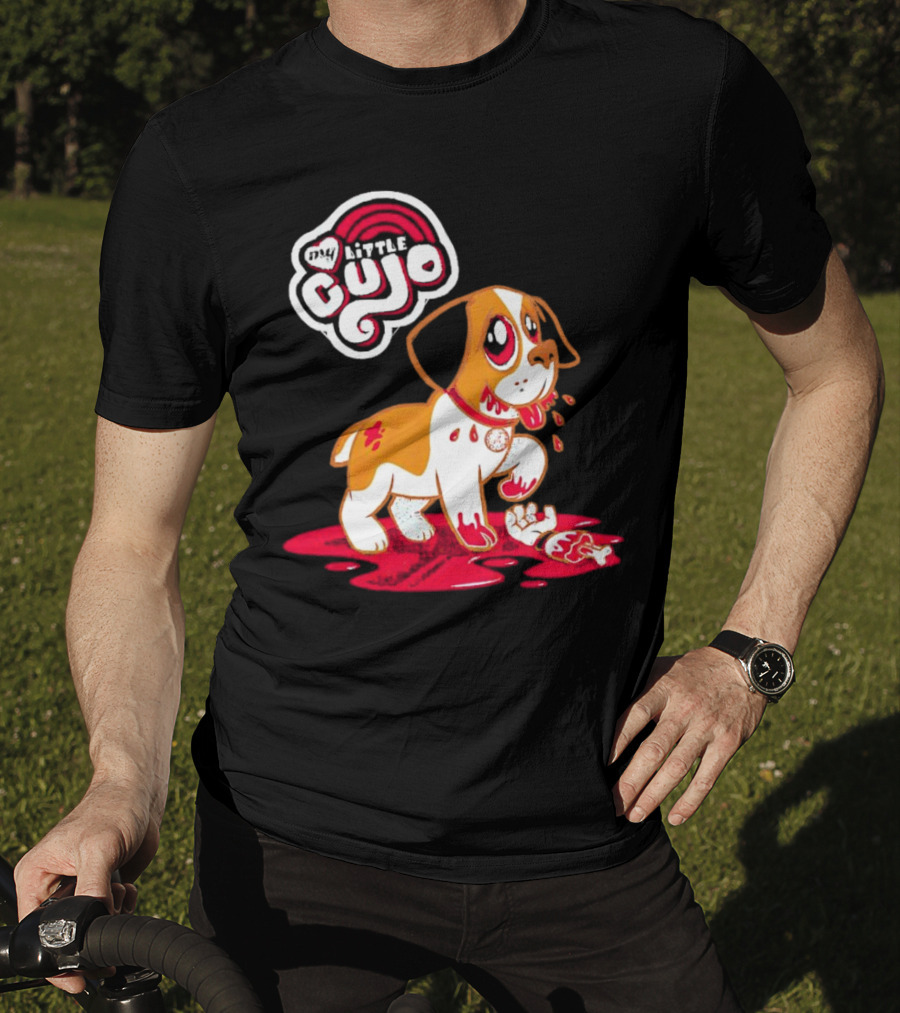 My Little Cujo Dog With Blood And Bones T-Shirt