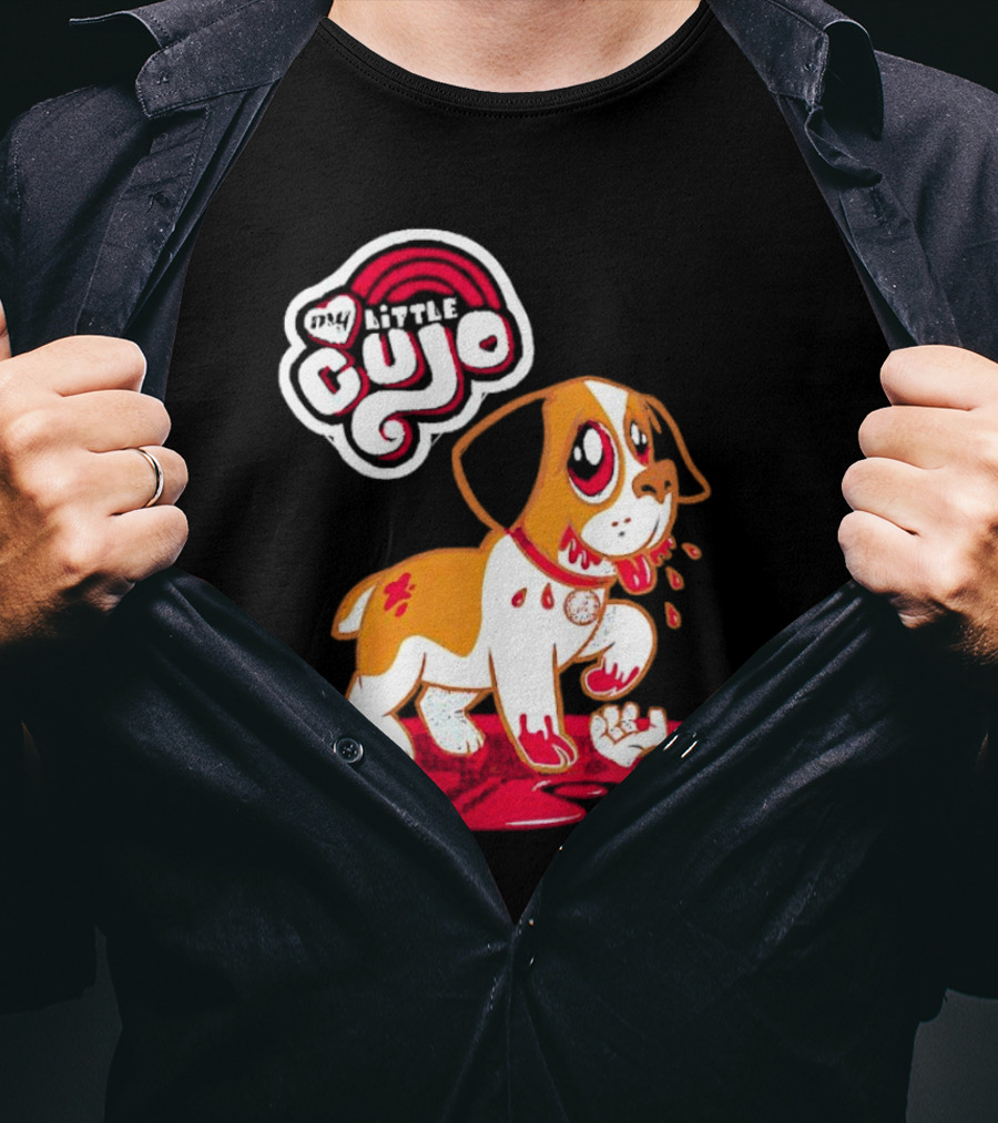 My Little Cujo Dog With Blood And Bones T-Shirt