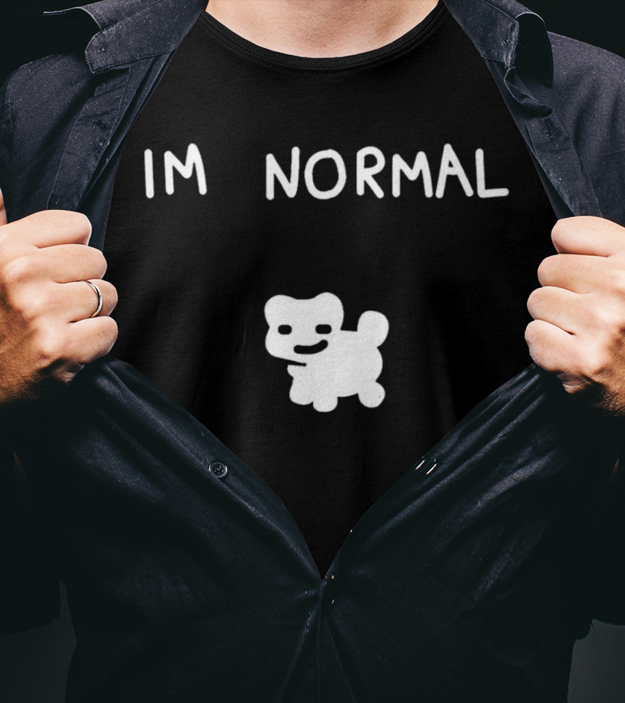 IM NORMAL Cartoon Animal T-Shirt