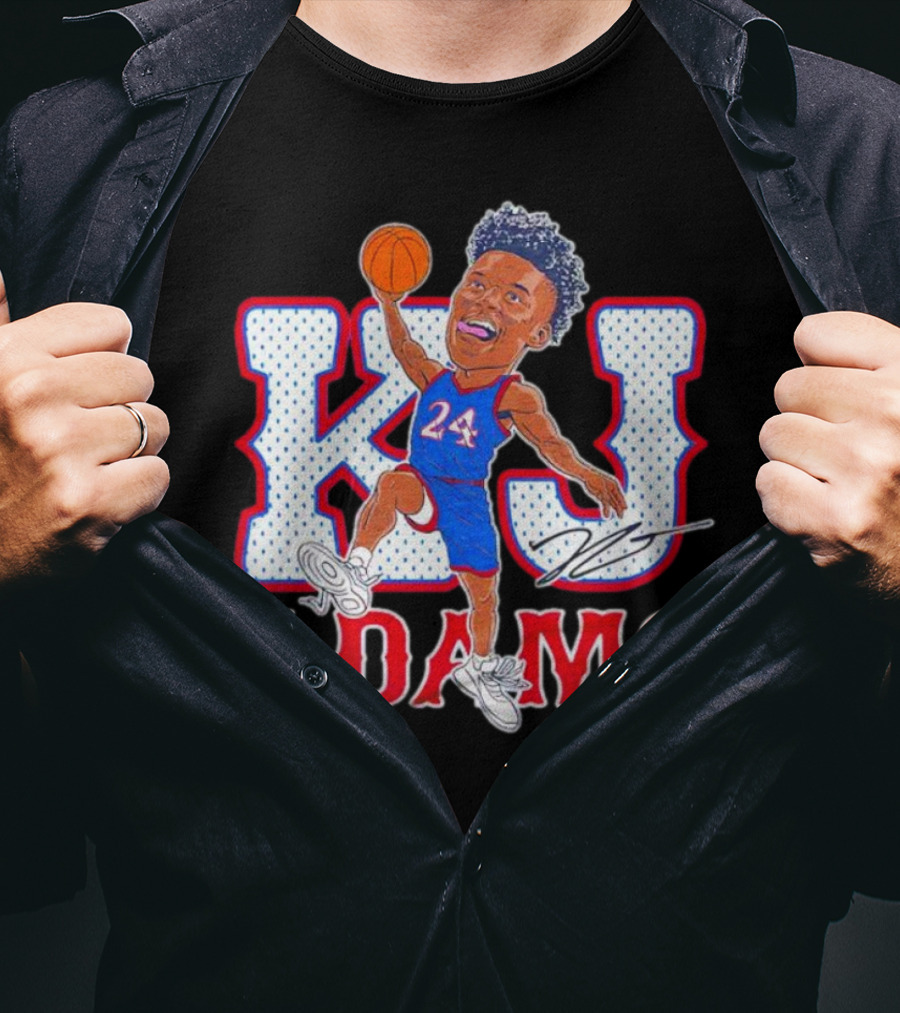 KJ Adams 24 Basketball Dunking Signature T-Shirt