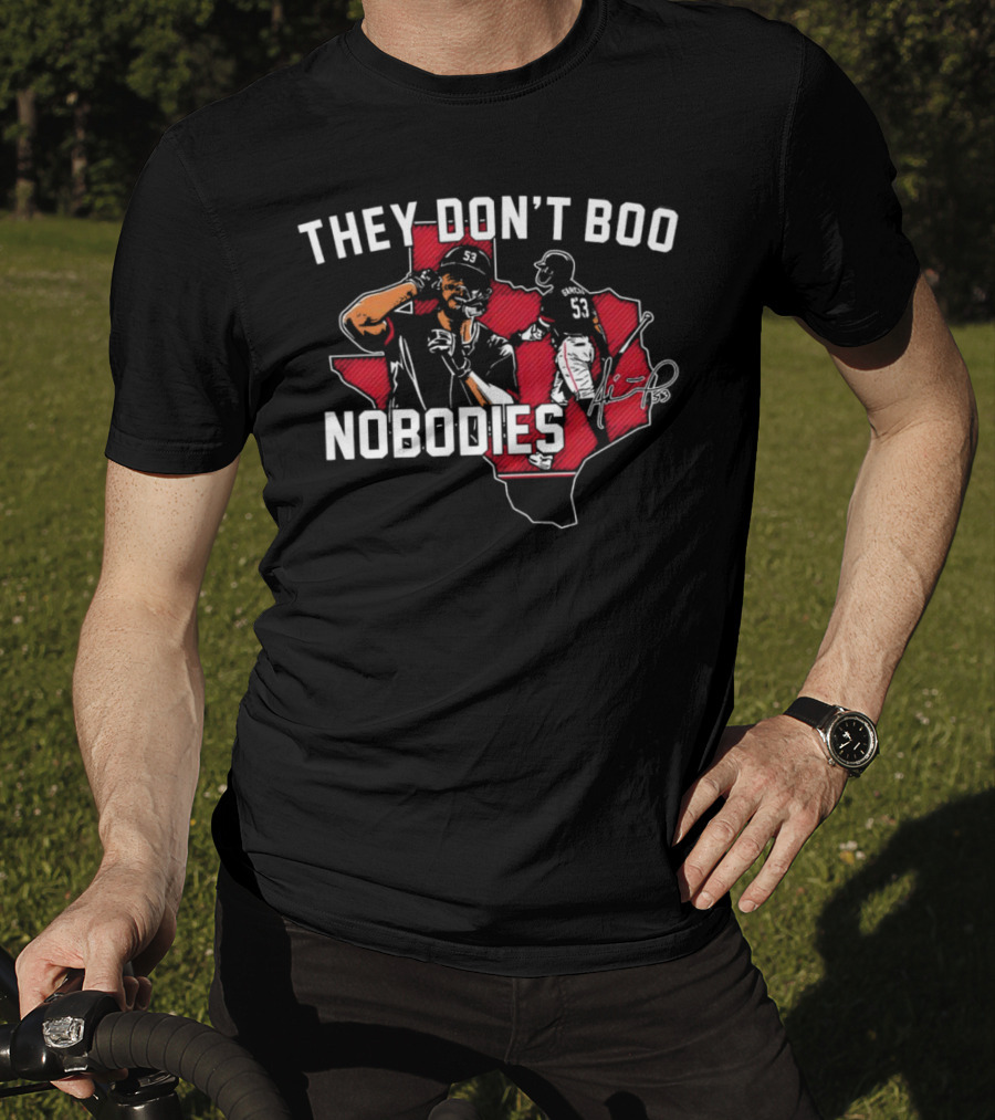 They Don’t Boo Nobodies Texas Baseball Signature 53 T-Shirt