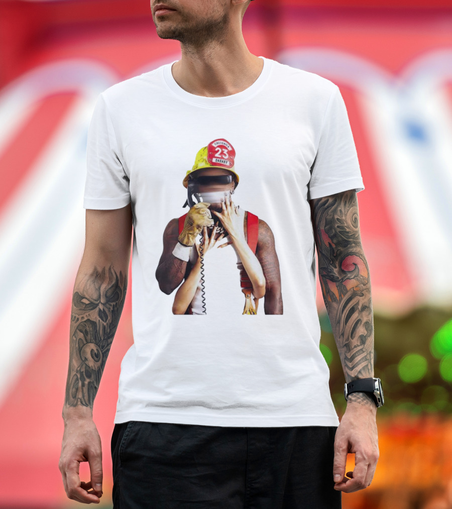 Call Da Fireman 23 DaBaby Firefighter Concept T-Shirt