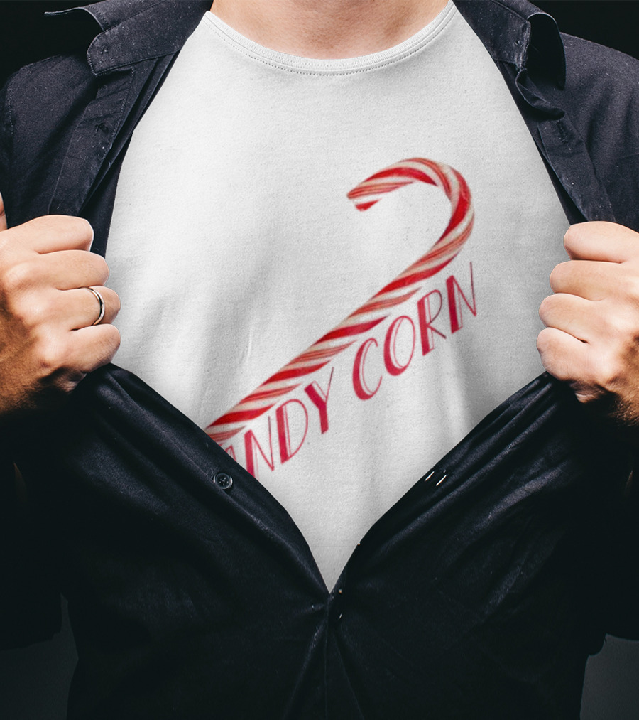 Candy Corn Candy Cane Mischief T-Shirt